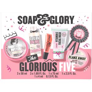 Soap & Glory The Glorious Five Gift Set - Righteous Butter Body Butter Clean On Soap & Glory The Glorious Five Gift Set - Righteous Butter Body Butter Clean On