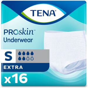 TENA Extra Disposable Unisex Adult Absorbent Underwear, Small, 16 Count TENA Extra Disposable Unisex Adult Absorbent Underwear, Small, 16 Count