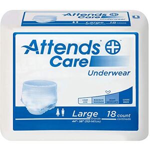 Attends Heavy Absorbency Protective Underwear Size Large Case of 72 Attends Heavy Absorbency Protective Underwear Size Large Case of 72