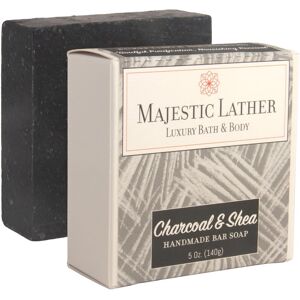 LATHER Activated Charcoal Shea Butter Luxury Bar Soap for Face Body Oily Sensitive Sk LATHER Activated Charcoal Shea Butter Luxury Bar Soap for Face Body Oily Sensitive Sk