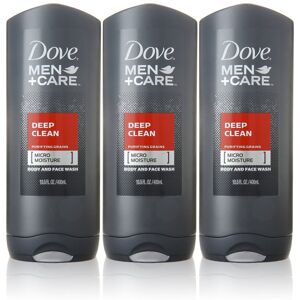 Dove MenCare Body and Face Wash Deep Clean 135 Ounce Pack of 3 Dove MenCare Body and Face Wash Deep Clean 135 Ounce Pack of 3