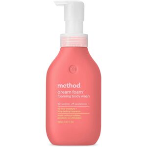 Method Dream Foam Foaming Body Wash Jasmine Sandalwood 135 oz Method Dream Foam Foaming Body Wash Jasmine Sandalwood 135 oz