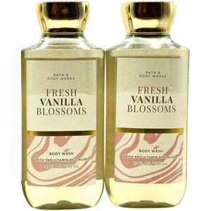 Bath & Body Works Bath Body Works Shower Gel Set of 2 Bottles Each Bottle 10oz Fresh Vanilla Blos Bath & Body Works Bath Body Works Shower Gel Set of 2 Bottles Each Bottle 10oz Fresh Vanilla Blos