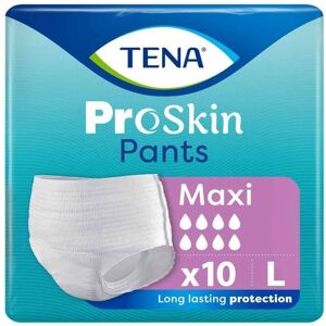 (Large) TENA ProSkin Pants Maxi - 1 x Pack of 10 (Large) TENA ProSkin Pants Maxi - 1 x Pack of 10