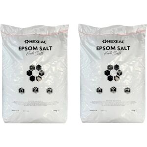 Hexeal Epsom Salt 50kg – 2 x 25kg Bags of Food Grade Magnesium Sulphate Hexeal Epsom Salt 50kg – 2 x 25kg Bags of Food Grade Magnesium Sulphate