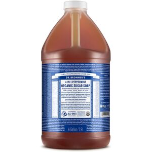 Dr Bronner's Dr. Bronner's - Organic Sugar Soap (Peppermint 64 Ounce) - Made with Organic Oi Dr Bronner's Dr. Bronner's - Organic Sugar Soap (Peppermint 64 Ounce) - Made with Organic Oi