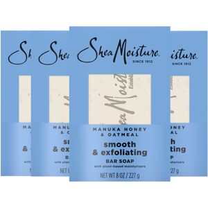 Shea Moisture SheaMoisture Bar Soap Manuka Honey Oatmeal 4 Count Smoothing & Exfoliating Smoot Shea Moisture SheaMoisture Bar Soap Manuka Honey Oatmeal 4 Count Smoothing & Exfoliating Smoot