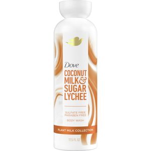 Dove Plant Milk Cleansing Body Wash Coconut & Lychee for Moisturized Skin Gentle Dove Plant Milk Cleansing Body Wash Coconut & Lychee for Moisturized Skin Gentle