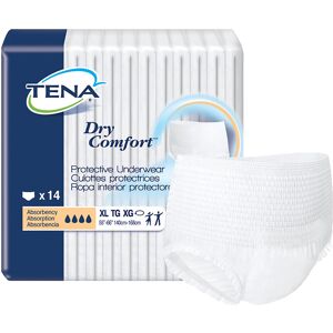 TENA Dry Comfort Underwear Extra Large Unisex 56 Count Size XL Incontinence TENA Dry Comfort Underwear Extra Large Unisex 56 Count Size XL Incontinence