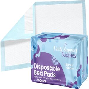 Funtasy Gifts 100 x Premium Incontinence Bed Pads, Ultra Absorbent Sheets 90cmx60cm Funtasy Gifts 100 x Premium Incontinence Bed Pads, Ultra Absorbent Sheets 90cmx60cm