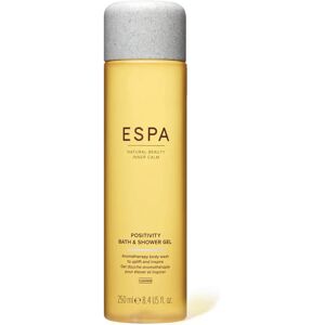 ESPA Positivity Bath & Shower Gel 250ml Jasmine Gardenia & Rose Geranium ESPA Positivity Bath & Shower Gel 250ml Jasmine Gardenia & Rose Geranium