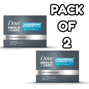 (PACK OF 2) DOVE MEN +CARE Cleansing Bar Clean Comfort Hydrating 3in1 For Clean (PACK OF 2) DOVE MEN +CARE Cleansing Bar Clean Comfort Hydrating 3in1 For Clean