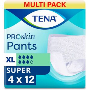 TENA Pants Super Size Extra Large 7 Drops Incontinence Pants 4 Pack of 1 TENA Pants Super Size Extra Large 7 Drops Incontinence Pants 4 Pack of 1