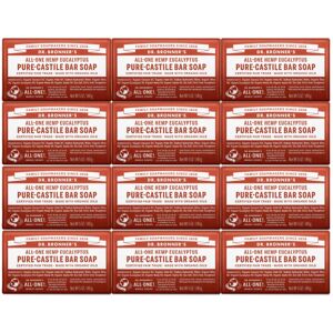 Dr Bronner's Dr. Bronner's - Pure-Castile Bar Soap - Eucalyptus Made w/Organic Oils For Fac Dr Bronner's Dr. Bronner's - Pure-Castile Bar Soap - Eucalyptus Made w/Organic Oils For Fac