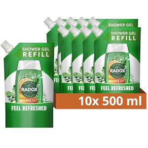 Radox Mineral Therapy Feel Refreshed Shower Gel Eco Refill Body Wash with a euca Radox Mineral Therapy Feel Refreshed Shower Gel Eco Refill Body Wash with a euca