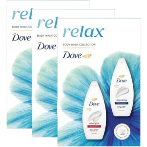 (Buy 3) Dove Relax Duo Body Wash , Velvet Glow & Nourishing, Gentle & Moisturisi (Buy 3) Dove Relax Duo Body Wash , Velvet Glow & Nourishing, Gentle & Moisturisi