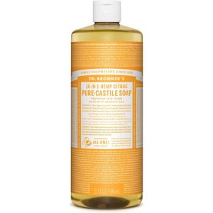 Dr Bronner's Dr. Bronner's - Pure-Castile Liquid Soap (Citrus, 32 ounce) - Made with Organic Dr Bronner's Dr. Bronner's - Pure-Castile Liquid Soap (Citrus, 32 ounce) - Made with Organic