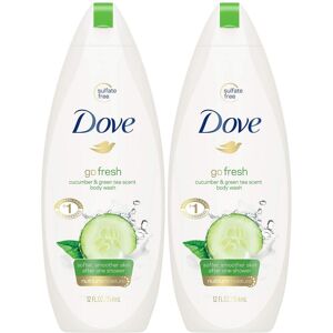 Dove Body Wash 12 Ounce Go Fresh Cucumber & Green Tea (354ml) (3 Pack) Dove Body Wash 12 Ounce Go Fresh Cucumber & Green Tea (354ml) (3 Pack)
