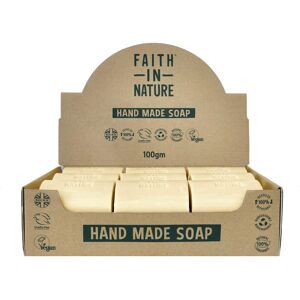 Faith In Nature Natural Fragrance Free Hand Soap Bar Box Set, Sensitive, Vegan & Faith In Nature Natural Fragrance Free Hand Soap Bar Box Set, Sensitive, Vegan &