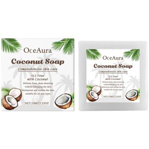 Unbranded Oceaura Coconut Skin Natural Whitening Gentle Soothing Soap Unbranded Oceaura Coconut Skin Natural Whitening Gentle Soothing Soap