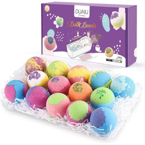 DUAIU 14pcs Natural Bath Bomb Set - Organic Bubble Bath Bombs with Essential Oil DUAIU 14pcs Natural Bath Bomb Set - Organic Bubble Bath Bombs with Essential Oil