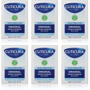 CUTICURA Mildly Medicated Bar Soap 100g 6 PACK VALUE. Skin Soothing Anti-bacteri CUTICURA Mildly Medicated Bar Soap 100g 6 PACK VALUE. Skin Soothing Anti-bacteri