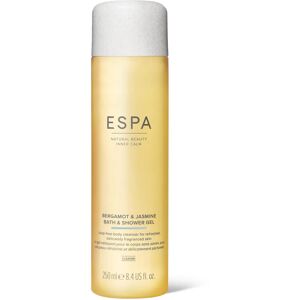 ESPA Bergamot & Jasmine Bath & Shower Gel 250ml Suitable For All Skin Type ESPA Bergamot & Jasmine Bath & Shower Gel 250ml Suitable For All Skin Type