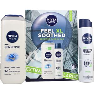 Nivea Men Feel Soothed Sensitive XL 2-Pc Gift Set Nivea Men Feel Soothed Sensitive XL 2-Pc Gift Set