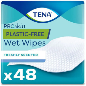 Tena Wet Wipes, Pack of 12 x 48 Tena Wet Wipes, Pack of 12 x 48