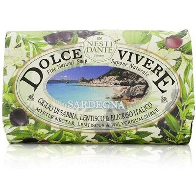 Nesti Dante Dolce Vivere Fine Natural Soap - Sardegna - Myrtle Nectar Lentiscus & Helycrisum Nesti Dante Dolce Vivere Fine Natural Soap - Sardegna - Myrtle Nectar Lentiscus & Helycrisum