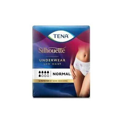 Tena Lady Silhouette Pants Normal Medium - 3 Packs of 6 (Incontinence Pants) Tena Lady Silhouette Pants Normal Medium - 3 Packs of 6 (Incontinence Pants)