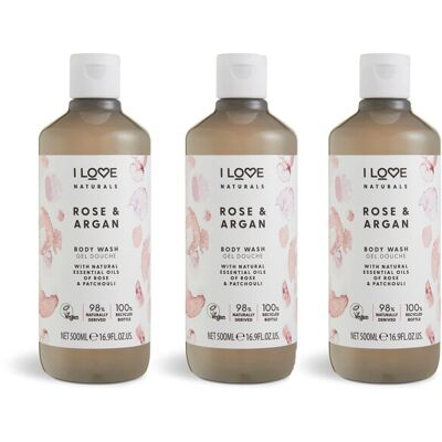I Love Naturals - Rose & Argan - Rose - Argan - Body wash I Love Naturals - Rose & Argan - Rose - Argan - Body wash