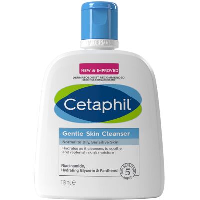 Cetaphil Gentle Skin Cleanser - Travel-Size 118ml for Dry & Sensitive Skin Cetaphil Gentle Skin Cleanser - Travel-Size 118ml for Dry & Sensitive Skin