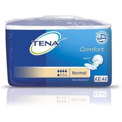 TENA Comfort Normal - 3 Packs of 42 TENA Comfort Normal - 3 Packs of 42