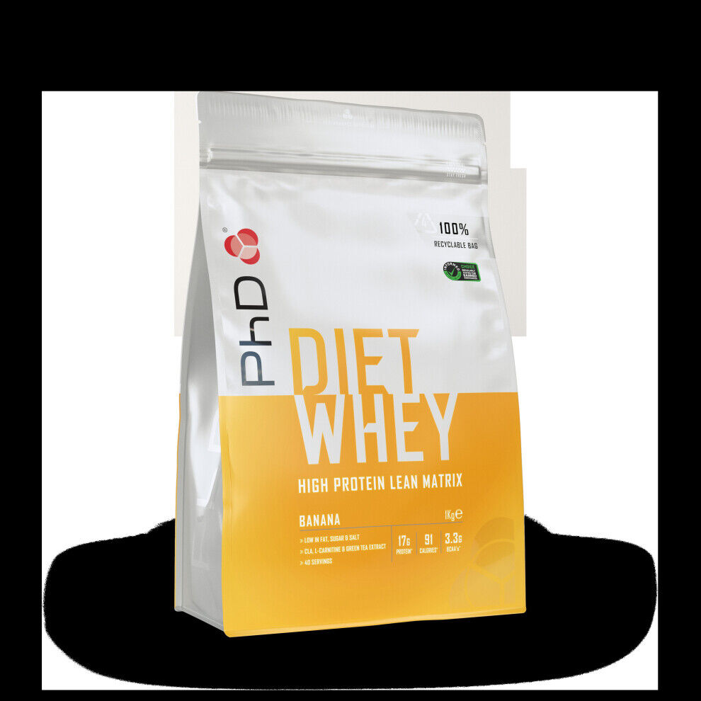 (Banana, 1 kg) PhD Nutrition Diet Whey Slimming Weight Loss Meal Replacement Pro