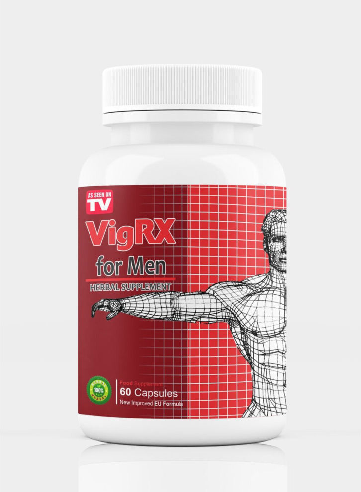 Unbranded VigRX Herbal Supplement For Men 60 Capsules Red