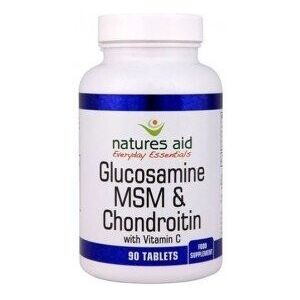 Natures Aid - Glucosamine, MSM & Chondroitin 90 tablet Natures Aid - Glucosamine, MSM & Chondroitin 90 tablet