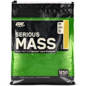 Optimum Nutrition Serious Mass Weight Gain Powder, 5.44 kg - Banana Optimum Nutrition Serious Mass Weight Gain Powder, 5.44 kg - Banana