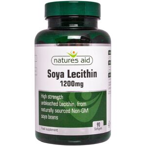Natures Aid Lecithin, 1200 mg, 90 Softgels (Produced from Naturally Sourced, Non Natures Aid Lecithin, 1200 mg, 90 Softgels (Produced from Naturally Sourced, Non