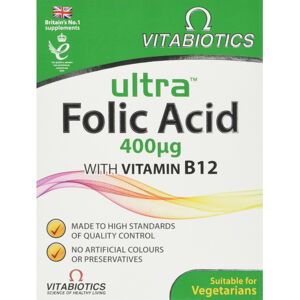 Vitabiotics Ultra Folic Acid Tablets, 60-Count Vitabiotics Ultra Folic Acid Tablets, 60-Count
