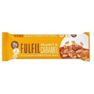 Fulfil Nutrition Vitamin and Protein Bar - Protein Bar, Peanut & Caramel Fulfil Nutrition Vitamin and Protein Bar - Protein Bar, Peanut & Caramel