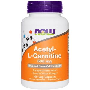 Now Foods Acetyl-L Carnitine - 500 mg, 100 Caps (Pack of 6) w/ Variants Now Foods Acetyl-L Carnitine - 500 mg, 100 Caps (Pack of 6) w/ Variants