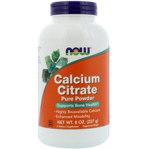 NOW Foods Calcium Citrate - Bone Support - 227g NOW Foods Calcium Citrate - Bone Support - 227g