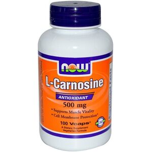 Now Foods L-Carnosine 500 mg Vegan Capsules - Dietary Supplement Now Foods L-Carnosine 500 mg Vegan Capsules - Dietary Supplement