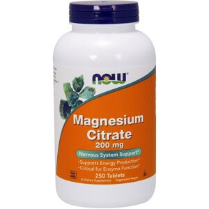 NOW Foods Magnesium Citrate - 200 mg, 250 Tablets Dietary Supplements NOW Foods Magnesium Citrate - 200 mg, 250 Tablets Dietary Supplements