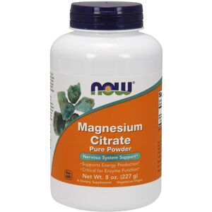 NOW Foods Magnesium Citrate Powder - 227g Natural Mineral Support Supplement - Dietary Supplement NOW Foods Magnesium Citrate Powder - 227g Natural Mineral Support Supplement - Dietary Supplement