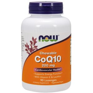 NOW Foods CoQ10 200mg Vegan - Supports Heart & Vascular - Lozenges NOW Foods CoQ10 200mg Vegan - Supports Heart & Vascular - Lozenges