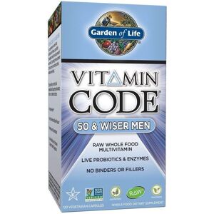 Garden of Life Vitamin Code 50 & Wiser Men, 120 vcaps Garden of Life Vitamin Code 50 & Wiser Men, 120 vcaps