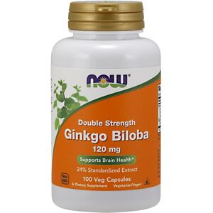 NOW Foods Ginkgo Biloba Double Strength 120mg - Vegetarian Capsules NOW Foods Ginkgo Biloba Double Strength 120mg - Vegetarian Capsules