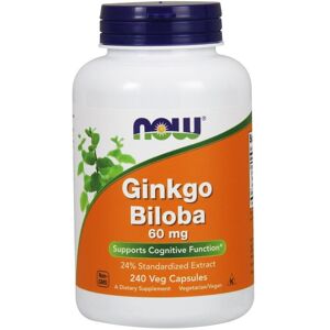 NOW Foods Ginkgo Biloba - Standardized 60 mg - Cognitive Support NOW Foods Ginkgo Biloba - Standardized 60 mg - Cognitive Support
